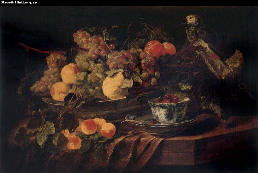 Jan  Fyt Fruit and a Parrot